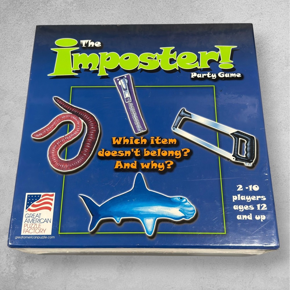 The Imposter Party Game 2004 Great American Puzzle Factory NEW Factory Sealed